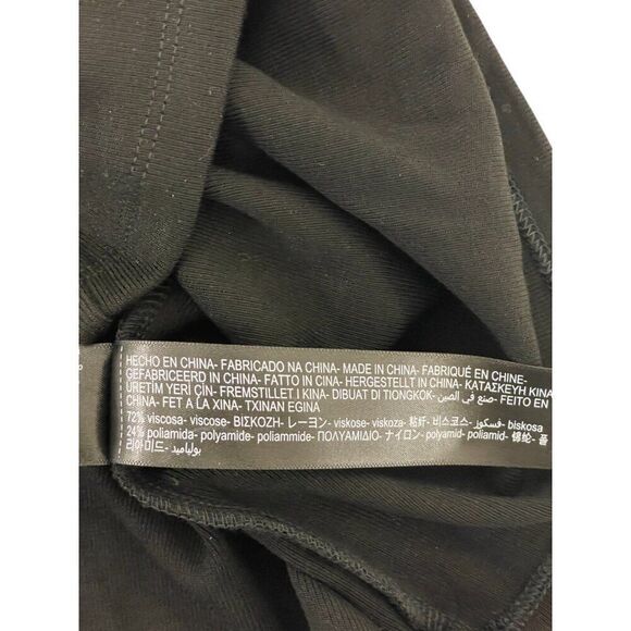 Massimo Dutti Womens Sweater Top XS Crew Neck Black Short Sleeve 6853/577 NWT - Picture 9 of 12